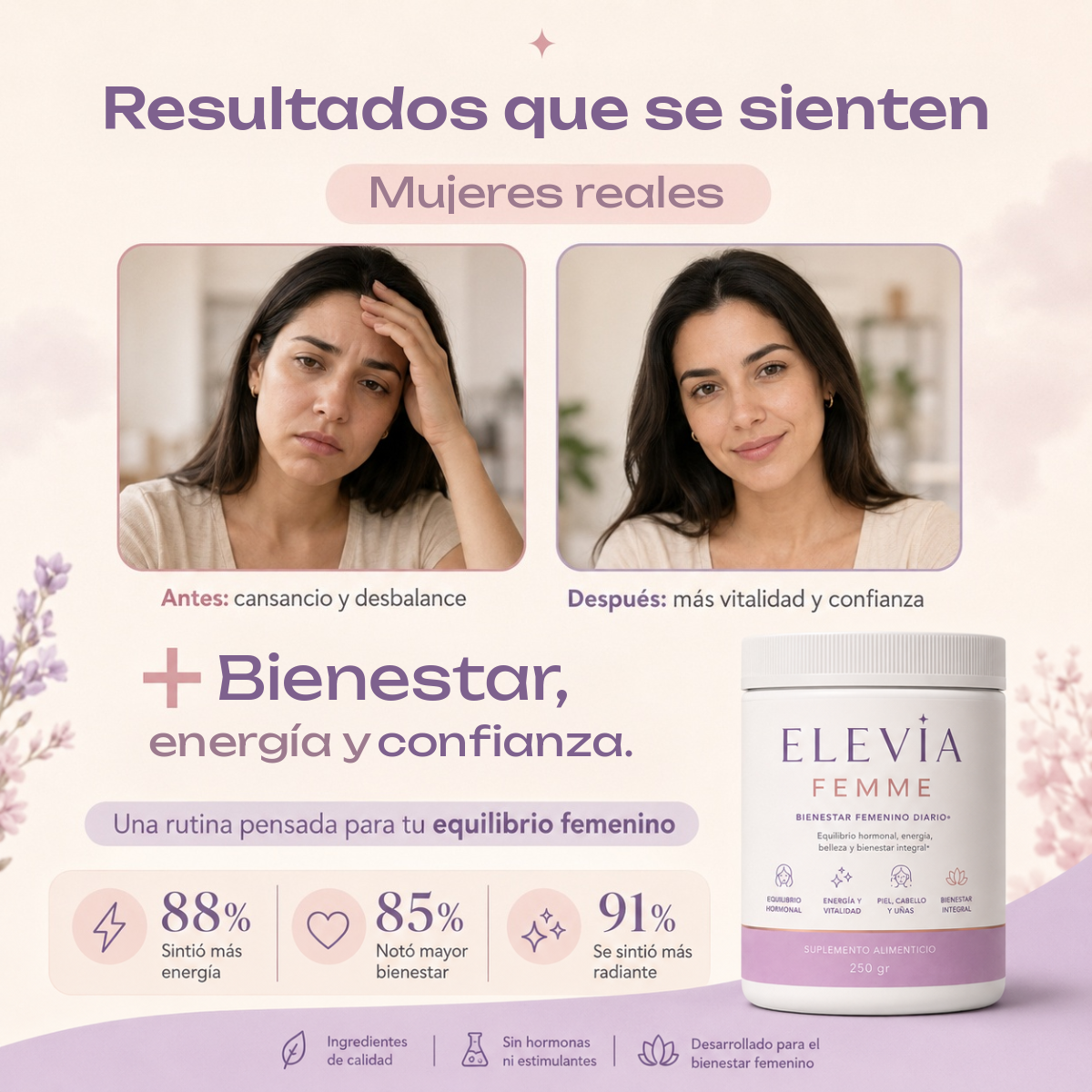 Elevia Femme Bienestar femenino desde adentro